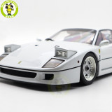 1/18 Ferrari F40 Kyosho 08416PW-G Pearl White Diecast Model Toy Cars Gifts For Father Friends