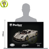 1/8 Pocher HK120 Pagani Utopia Coupe - Rinascimento Lucido Diecast Scale Kit Gifts For Friends Family