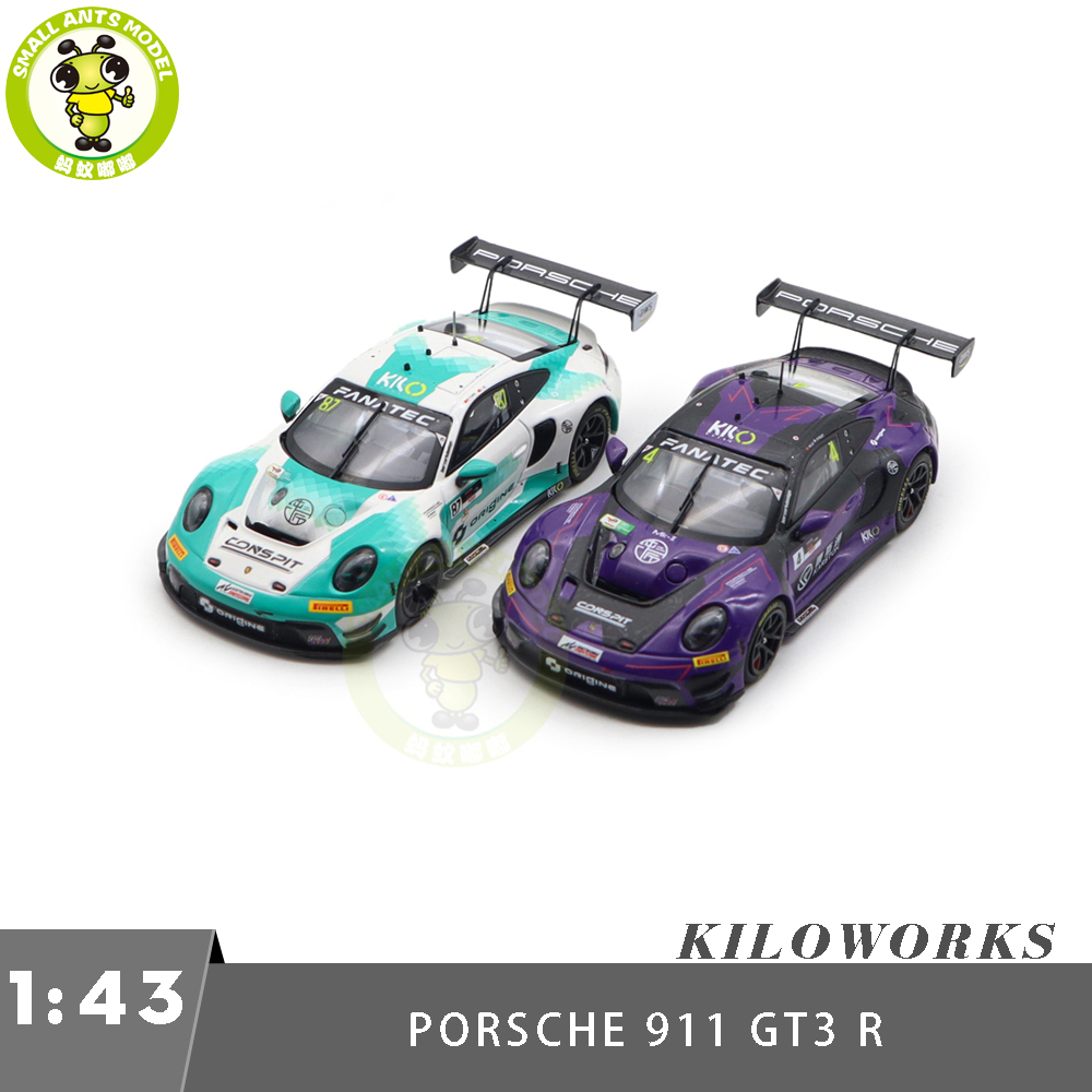 1/43 Porsche 911 GT3 R 2024 GTWCA Kiloworks Minichamps 1/43 Porsche 911 GT3 R 2024 GTWCA Kiloworks Minichamps