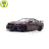 1/18 MOTORHELIX Nissan Skyline GT-R R34 NISMO CUSTOMIZED Diecast Model Toy Car Gifts For Father Friends