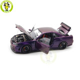 1/18 MOTORHELIX Nissan Skyline GT-R R34 NISMO CUSTOMIZED Diecast Model Toy Car Gifts For Father Friends