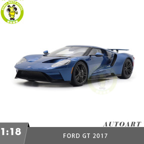 1/18 FORD GT 2017 Liquid Blue Autoart 72942 Model Toy Car Gifts For Father Friends