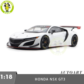 1/18 Honda NSX GT3 White / Custom Color Autoart 81898 Model Toy Car Gifts For Father Friends