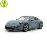 1/18 Porsche 911 S/T 2023 Norev 187470 Meissen Blue Diecast Model Toys Car Gifts For Father Friends