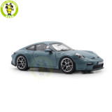 1/18 Porsche 911 S/T 2023 Norev 187470 Meissen Blue Diecast Model Toys Car Gifts For Father Friends