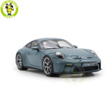 1/18 Porsche 911 S/T 2023 Norev 187470 Meissen Blue Diecast Model Toys Car Gifts For Father Friends