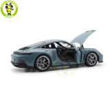 1/18 Porsche 911 S/T 2023 Norev 187470 Meissen Blue Diecast Model Toys Car Gifts For Father Friends