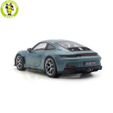 1/18 Porsche 911 S/T 2023 Norev 187470 Meissen Blue Diecast Model Toys Car Gifts For Father Friends