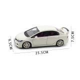 1/18 MOTORHELIX Honda CIVIC Type R FD2 2007 Early Version Diecast Model Toy Car Gifts For Father Friends