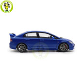 1/18 MOTORHELIX Honda CIVIC Type R FD2 2007 Early Version Diecast Model Toy Car Gifts For Father Friends