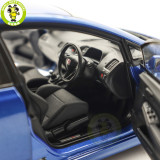 1/18 MOTORHELIX Honda CIVIC Type R FD2 2007 Early Version Diecast Model Toy Car Gifts For Father Friends