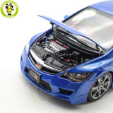 1/18 MOTORHELIX Honda CIVIC Type R FD2 2007 Early Version Diecast Model Toy Car Gifts For Father Friends