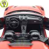 1/18 Porsche 718 Spyder RS 2023 Weissach Pack Norev 187271 Guards Red Diecast Model Toys Car Gifts For Father Friends
