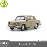 1/87 Norev 512796 Renault 8 1964 Beige Diecast Model Toy Car Gifts For Friends