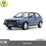 1/18 Norev 188562 VW Volkswagen Golf 1988 10 Million Blue Diecast Model Toy Car Gifts For Friends