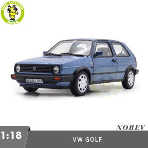 1/18 Norev 188562 VW Volkswagen Golf 1988 10 Million Blue Diecast Model Toy Car Gifts For Friends