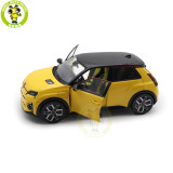 1/18 Renault 5 E-Tech 100% Electric 2024 Norev 185500 Yellow/Black Diecast Model Toy Car Gifts For Father Friends