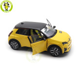1/18 Renault 5 E-Tech 100% Electric 2024 Norev 185500 Yellow/Black Diecast Model Toy Car Gifts For Father Friends