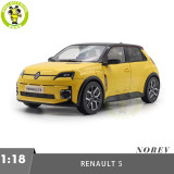 1/18 Renault 5 E-Tech 100% Electric 2024 Norev 185500 Yellow/Black Diecast Model Toy Car Gifts For Father Friends