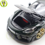 1/18 Porsche 718 Cayman GT4 RS 2023 Weissach Pack Norev 187250 Brewster Green Diecast Model Toys Car Gifts For Father Friends