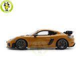 1/18 Porsche 718 Cayman GT4 RS 2023 Weissach Pack Norev 187252 Bahama Yellow Diecast Model Toys Car Gifts For Father Friends