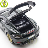 1/18 Porsche 718 Cayman GT4 RS 2023 Weissach Pack Norev 187250 Brewster Green Diecast Model Toys Car Gifts For Father Friends