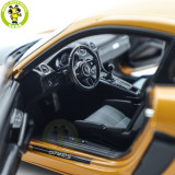 1/18 Porsche 718 Cayman GT4 RS 2023 Weissach Pack Norev 187252 Bahama Yellow Diecast Model Toys Car Gifts For Father Friends
