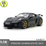 1/18 Porsche 718 Cayman GT4 RS 2023 Weissach Pack Norev 187250 Brewster Green Diecast Model Toys Car Gifts For Father Friends