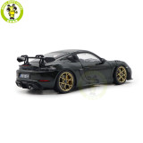 1/18 Porsche 718 Cayman GT4 RS 2023 Weissach Pack Norev 187250 Brewster Green Diecast Model Toys Car Gifts For Father Friends