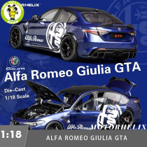 Pre-order 1/18 Alfa Romeo Giulia GTA 952 MOTORHELIX Diecast Model Toy Car Gifts For Father Friends