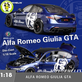 Pre-order 1/18 Alfa Romeo Giulia GTA 952 MOTORHELIX Diecast Model Toy Car Gifts For Father Friends