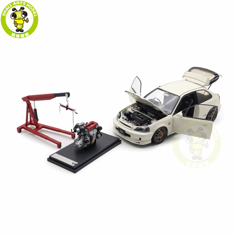 1/18 MOTORHELIX Honda CIVIC Type R EK9 MUGEN POWER Diecast