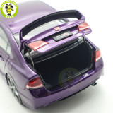 1/18 MOTORHELIX Honda CIVIC Type R FD2 2007 Late Version Diecast Model Toy Car Gifts For Father Friends