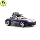 1/18 Minichamps Porsche 911 DAKAR 2022 #953 Diecast Model Toys Car Gifts For Friends Father