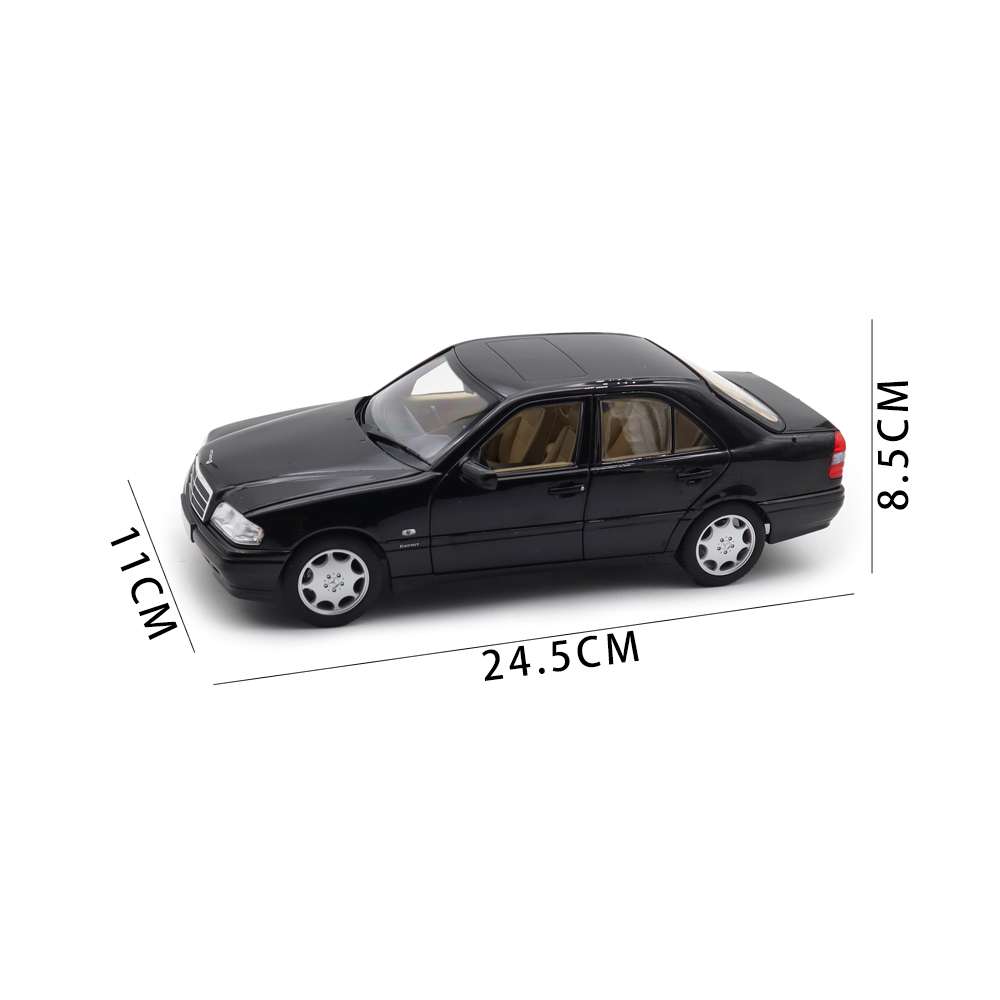 【MINICHAMPS】MercedesC−class 1/18 #M62 1/18 Mercedes-Benz C CLASS 1997 Norev 183373 Black Metallic