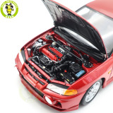 1/18 MOTORHELIX Mitsubishi EVO IV Diecast Model Toy Car Gifts For Father Friends