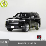 1/18 LCD TOYOTA LAND CRUISER 300 LC300 ZX Diecast Model Toy Car Gifts For Friends Father