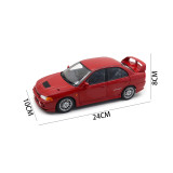 1/18 MOTORHELIX Mitsubishi EVO IV Diecast Model Toy Car Gifts For Father Friends