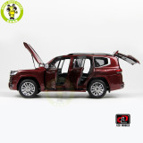 1/18 LCD TOYOTA LAND CRUISER 300 LC300 ZX Diecast Model Toy Car Gifts For Friends Father