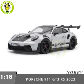 1/18 Porsche 911 992 GT3 RS 2022 Norev 187371 Diecast Model Toys Car Gifts For Friends Father