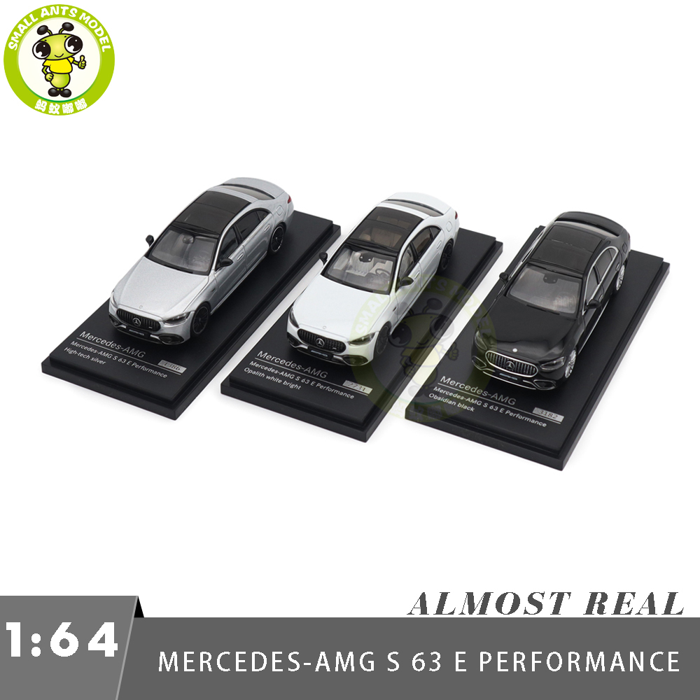 海外最新 1/64 Almost Diecast 2023 Performance E S63 Mercedes-AMG Real ミニカー