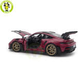 1/18 Porsche 911 992 GT3 RS 2022 Norev 187370 Star Ruby Diecast Model Toys Car Gifts For Friends Father