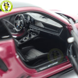 1/18 Porsche 911 992 GT3 RS 2022 Norev 187370 Star Ruby Diecast Model Toys Car Gifts For Friends Father