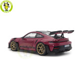 1/18 Porsche 911 992 GT3 RS 2022 Norev 187370 Star Ruby Diecast Model Toys Car Gifts For Friends Father