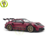 1/18 Porsche 911 992 GT3 RS 2022 Norev 187370 Star Ruby Diecast Model Toys Car Gifts For Friends Father