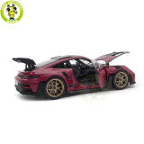 1/18 Porsche 911 992 GT3 RS 2022 Norev 187370 Star Ruby Diecast Model Toys Car Gifts For Friends Father