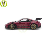 1/18 Porsche 911 992 GT3 RS 2022 Norev 187370 Star Ruby Diecast Model Toys Car Gifts For Friends Father