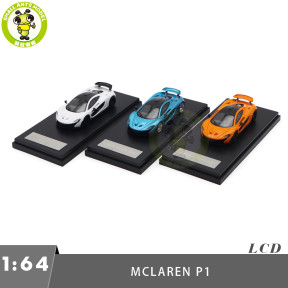 1/64 LCD Mclaren P1 Racing Car Diecast Model Toy Cars Gifts For Friends Father