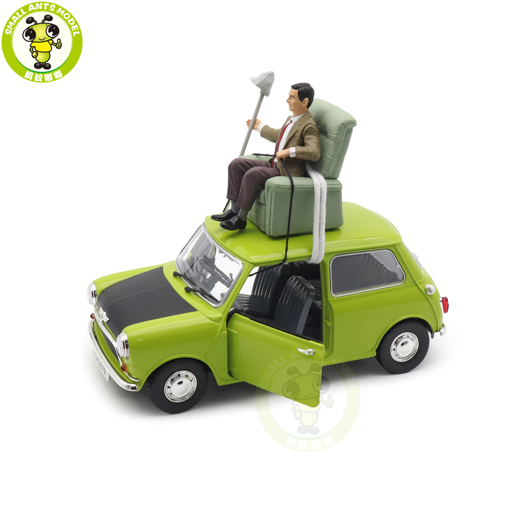 1/18 TINY BMW MINI Cooper Mr Bean Diecast Model Car Toys