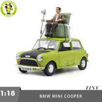1/18 TINY BMW MINI Cooper Mr Bean Diecast Model Car Toys Kids Gifts